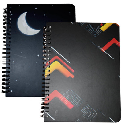 IMPACTPLUS Regular Use Off White Paper A5 Notebook Unruled 150 Pages(Multicolor, Pack of 2)