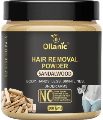 Oilanic Sandalwood Hair Removal Powder 100gm Wax(100 g)