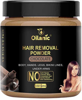 Oilanic Chocolate Hair Removal Powder 150gm Wax(150 g)