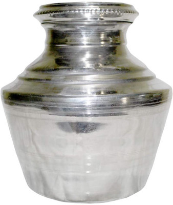VGS MARKETINGS Stainless Steel Milk Pot Paal Kudam KALASAM KALASA KJal Kalash, Lota Kalasham Pal Kudam Chambu Jal Patra POT Vadakalai Thiruman Kudam Naamam Sangu Chakra Kudam Ghada Handi Lota for Pooja Stainless Steel Kalash(Steel)