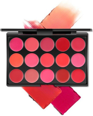 Emijun MULTI COLOR & MATTIE CREAMY LIP CREAM PALETTE(MULTI COLOR, 15 g)