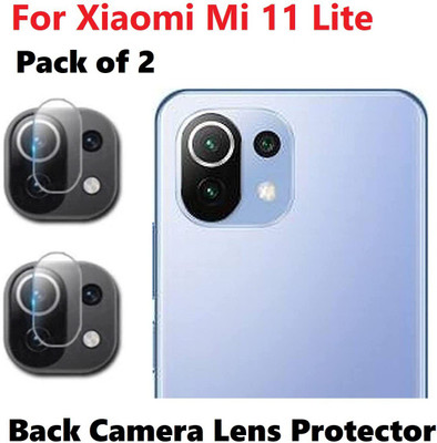 ISAAK Back Camera Lens Glass Protector for Xiaomi Mi 11 Lite(Pack of: 2)