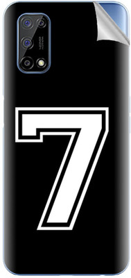 Snooky Realme 7 5G Mobile Skin(Black)