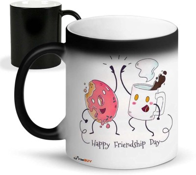 FirseBUY Friends Magic, Funny Happy Friendship Day Printed Ceramic Coffee Mug(325 ml)