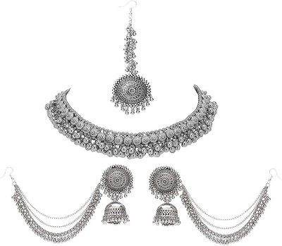 SGM Alloy Silver Jewellery Set(Pack of 1)