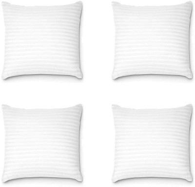 MOM & SON Polyester Fibre Solid Cushion Pack of 4(Pack of 4)