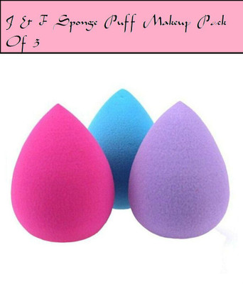 J & F Make Up Beauty Blender Sponge Puff pack of 3