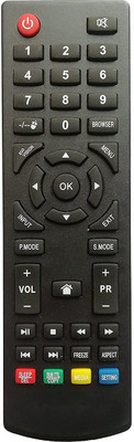 LipiWorld LCD LED Smart HD TV Remote Control Compatible for  Thomson Remote Controller(Black)
