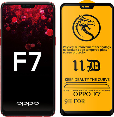 HQ Protection Edge To Edge Tempered Glass for Oppo F7 |With Easy Installation Kit|Impact Absorb|Full Adhesive Glass|(Pack of 1)