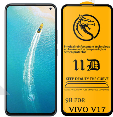 HQ Protection Edge To Edge Tempered Glass for Vivo V17 |With Easy Installation Kit|Impact Absorb|Full Adhesive Glass|(Pack of 1)