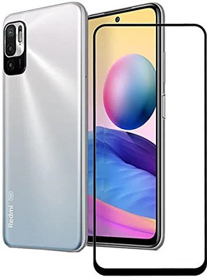 BRENZZ Edge To Edge Tempered Glass for Redmi Note 10T 5G, Mi Note 10T 5G, Mi Redmi Note 10T 5G(Pack of 1)