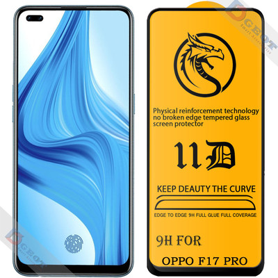 HQ Protection Edge To Edge Tempered Glass for Oppo F11 Pro |With Easy Installation Kit|Impact Absorb|Full Adhesive Glass|(Pack of 1)