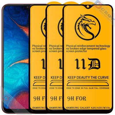 HQ Protection Edge To Edge Tempered Glass for Samsung Galaxy A30 |With Easy Installation Kit|Impact Absorb|Full Adhesive Glass|(Pack of 1)