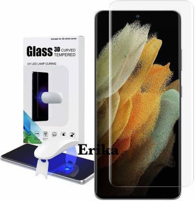 kentop Edge To Edge Tempered Glass for Samsung Galaxy S21 Ultra 5G(Pack of 1)
