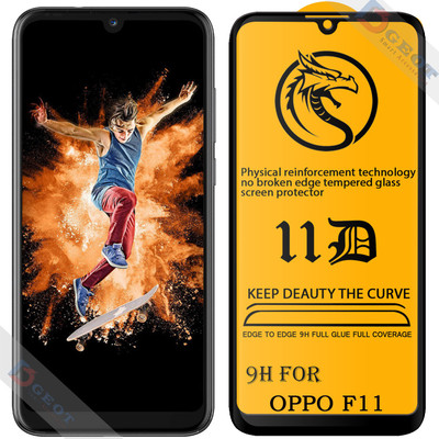 HQ Protection Edge To Edge Tempered Glass for Oppo A9 2019 |With Easy Installation Kit|Impact Absorb|Full Adhesive Glass|(Pack of 1)