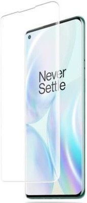 kentop Edge To Edge Tempered Glass for OnePlus 8(Pack of 1)