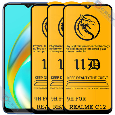 HQ Protection Edge To Edge Tempered Glass for Realme Narzo 30A(Pack of 3)