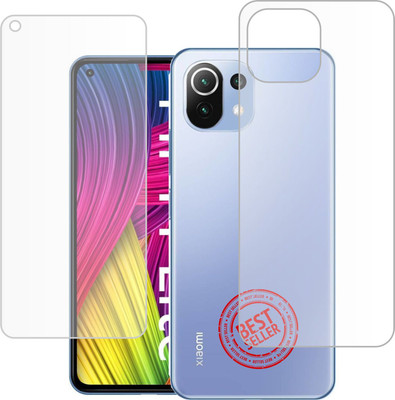 TRUSTin.ONLINE Front and Back Screen Guard for Xiaomi Mi 11 Lite, Mi 11 Lite, 11 Lite(Pack of 2)