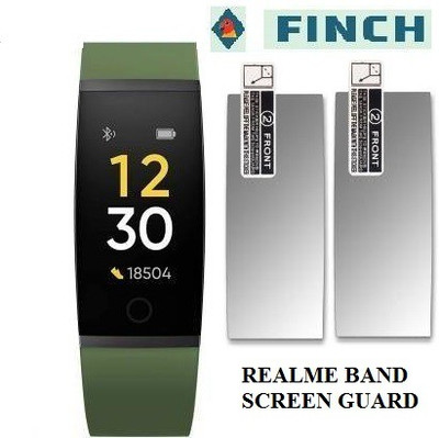 KANCHA Impossible Screen Guard for REALME BAND ( 2 SCREEN GAURD 9H AND TPU) )(Pack of 2)