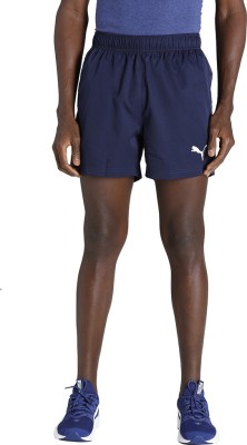 PUMA Solid Men Blue Sports Shorts