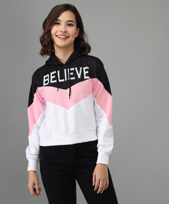 METRONAUT Full Sleeve Color Block Women Sweatshirt