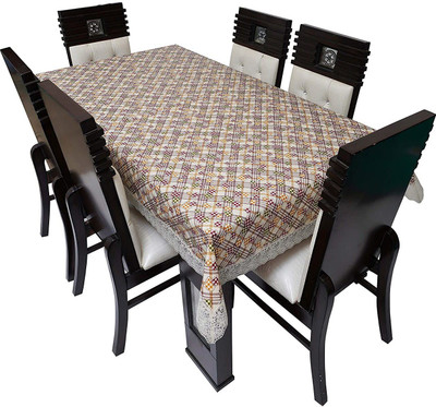 Casanest Printed 8 Seater Table Cover(Multicolor, PVC)