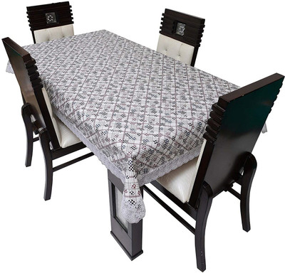 Casanest Printed 6 Seater Table Cover(Multicolor, PVC)