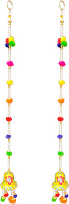 JAIPUR WOOLLEN HANDICRAFT Handicraft Door Hanging - Set of 2 Toran(Wool)