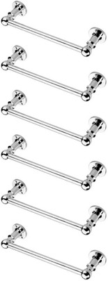 deeplax TARZAN TOWEL ROD/TOWEL HOLDER/TOWEL STAND/TOWEL HANGER/TOWEL RACK/TOWEL BAR/TOWEL RING (CHROME FINISHED) 30 INCHES (2.5 FEET) SET OF 6 PCS silver Towel Holder(White Metal, Stainless Steel) deeplax TARZAN TOWEL ROD/TOWEL HOLDER/TOWEL STAND/TOWEL HANGER/TOWEL RACK/TOWEL BAR/TOWEL RING (CHROME FINISHED) 30 INCHES (2.5 FEET) SET OF 6 PCS silver Towel Holder(White Metal, Stainless Steel)