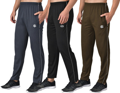 eCools Solid Men Multicolor Track Pants