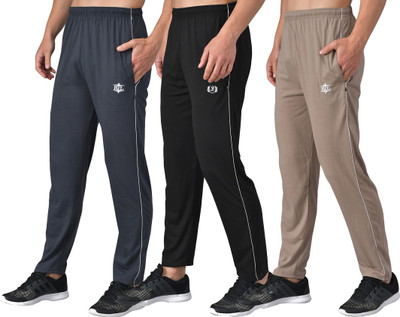 eCools Solid Men Multicolor Track Pants