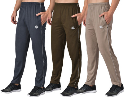 eCools Solid Men Multicolor Track Pants