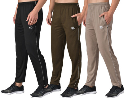 eCools Solid Men Multicolor Track Pants