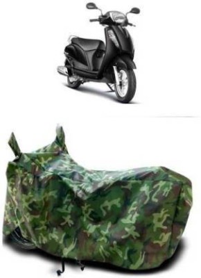 geetaecom Two Wheeler Cover for Suzuki(Access 125, Multicolor)