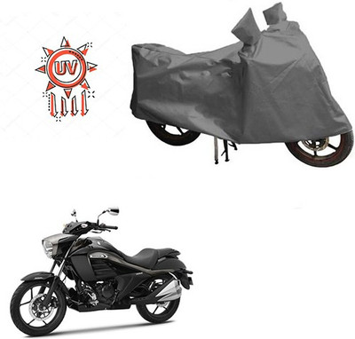HYBRIDS COLLECTION Waterproof Two Wheeler Cover for Suzuki(Intruder, Grey)