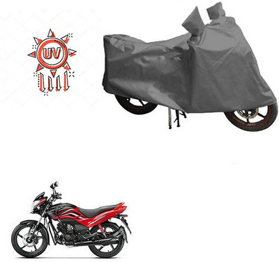HYBRIDS COLLECTION Waterproof Two Wheeler Cover for Honda(Passion Xpro, Grey)
