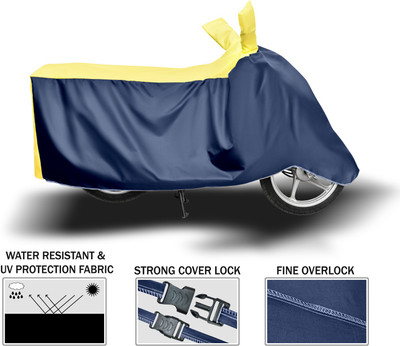 MADAFIYA Two Wheeler Cover for Bajaj(Pulsar 135 LS DTS-i, Yellow)