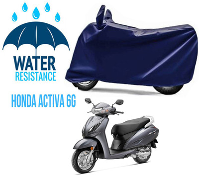 RONISH Waterproof Two Wheeler Cover for Honda(Activa 6G, Blue)