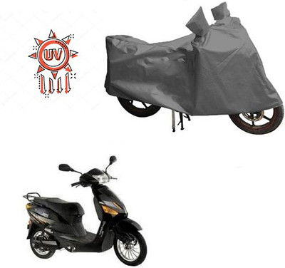 THE REAL ARV Waterproof Two Wheeler Cover for Hero(Electric Zippy, Grey)