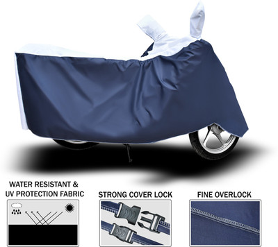 VITSOA Two Wheeler Cover for Bajaj(Pulsar 160 NS DTS-i, White)