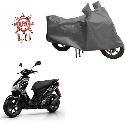 HYBRIDS COLLECTION Waterproof Two Wheeler Cover for Yamaha(Jog R, Grey)