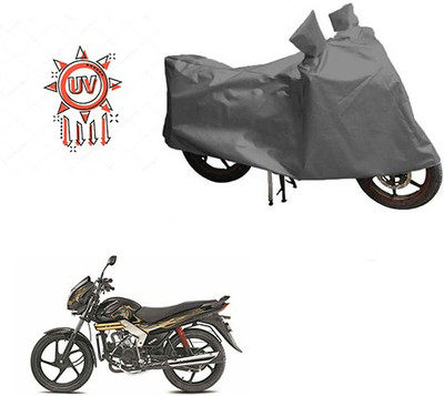 Atulit enterprises Waterproof Two Wheeler Cover for Mahindra(Centuro, Grey)