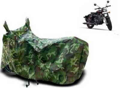 Trendymart Waterproof Two Wheeler Cover for Royal Enfield(Bullet 350, Multicolor)