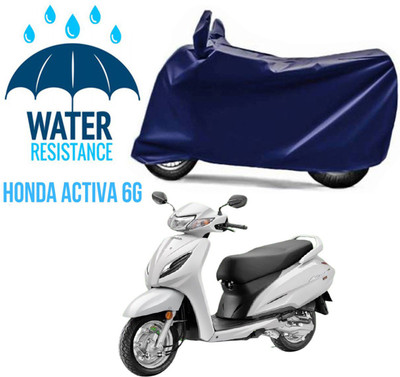 RONISH Waterproof Two Wheeler Cover for Honda(Activa 6G, Blue)