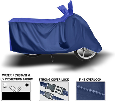 MADAFIYA Two Wheeler Cover for Bajaj(Pulsar 135 LS DTS-i, Blue)