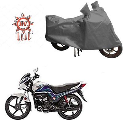 HYBRIDS COLLECTION Waterproof Two Wheeler Cover for Hero(Passion Pro TR, Grey)