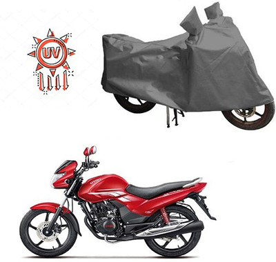 HYBRIDS COLLECTION Waterproof Two Wheeler Cover for Hero(Achiever, Grey)