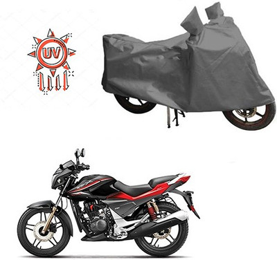 HYBRIDS COLLECTION Waterproof Two Wheeler Cover for Hero(CBZ Extreme, Grey)