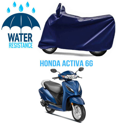RONISH Waterproof Two Wheeler Cover for Honda(Activa 6G, Blue)