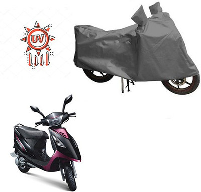 HYBRIDS COLLECTION Waterproof Two Wheeler Cover for TVS(Scooty Streak, Grey)
